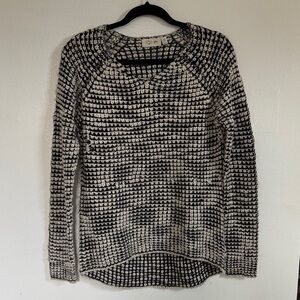 RD Style black/cream knit sweater - size S